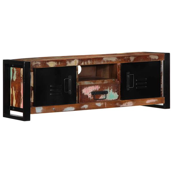 vidaXL TV Cabinet 100x30x35 cm Solid Wood Reclaimed