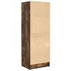 vidaXL Highboard with Drawer Smoked Oak 45.5 x 34 x 127 cm