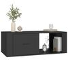 vidaXL Coffee Table Black 100x50.5x35 cm Engineered Wood