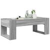 vidaXL Coffee Table Grey Sonoma 110 x 50 x 41 cm Engineered Wood