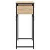 vidaXL Console Table with Shelf Sonoma Oak 75x30x75cm Engineered Wood