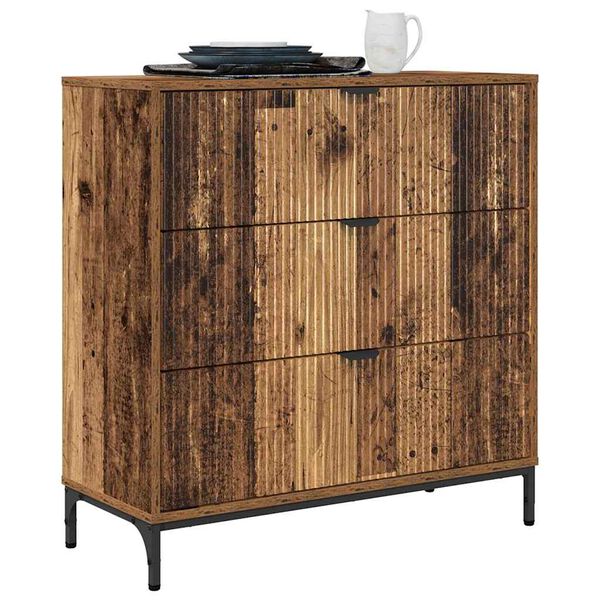 vidaXL Sideboard Old Wood 79.5 x 33 x 82 cm Engineered Wood