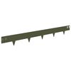 vidaXL Lawn Edging 10 pcs 100 x 12 cm Steel Olive Green