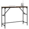 vidaXL Console Table Smoked Oak 100x32x75 cm Engineered Wood