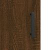 vidaXL Wall Mounted Cabinet Brown Oak 34.5x34x90 cm Engineered Wood