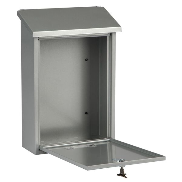 Practo Garden Mailbox Dublin Silver