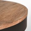 LABEL51 Coffee Table Saran 80x80x43 cm Wood/Black