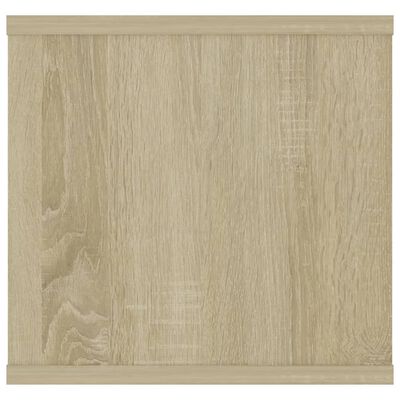 vidaXL Wall Shelf Sonoma Oak 102x30x29 cm Engineered Wood