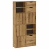 vidaXL Side Cabinets 4 pcs "ODDA" 40x24x79 cm Solid Wood Pine