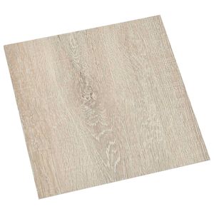 vidaXL Flooring Planks Beige 5.11 m&sup2; 55 pcs PVC
