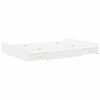 vidaXL Storage Bed Frame White 160 x 200 cm Engineered Wood