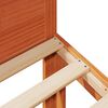 vidaXL Bed Frame without Mattress Wax Brown 160x200 cm Solid Wood Pine