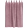 vidaXL Blackout Curtains 2 pcs Dark Pink 140 x 140 cm Velvet