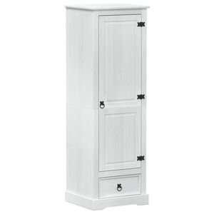 vidaXL Wardrobes with Drawer White 55 x 50 x 170 cm Solid Pine Wood