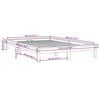 vidaXL Bed Frame without Mattress Grey Small Double Solid Wood