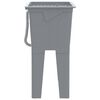 vidaXL Laundry Tub Grey 59x41x75 cm Resin