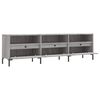 vidaXL TV Cabinet Grey Sonoma 150x30x44.5 cm Engineered Wood