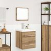 vidaXL Bathroom Furniture Set 2 pcs Artisan Oak Engineered Wood