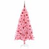 vidaXL Christmas Tree with 150 LEDs with Stand Pink 150 cm PVC