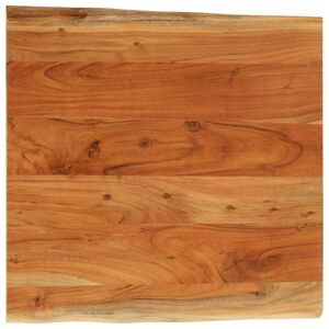 vidaXL Table Top 40x40x3.8 cm Rectangular Solid Wood Acacia Live Edge