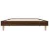 vidaXL Bed Frame without Mattress Brown Oak 90x200 cm Engineered Wood