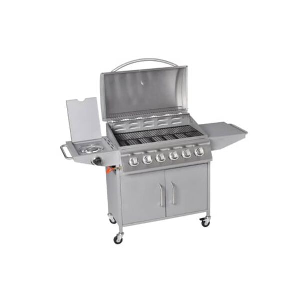 Gas Barbecue Texas 6 Burner (silver)