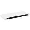 vidaXL Floating Wall Shelves 4 pcs High Gloss White 60x23.5x3.8 cm MDF