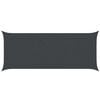 vidaXL Sun Shade Sail Black 6 x 2,5 m 100% Polyester Oxford