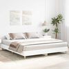vidaXL Bed Frame No Mattress White 200x200 cm Engineered Wood