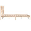 vidaXL Bed Frame without Mattress Solid Wood Pine 200x200 cm