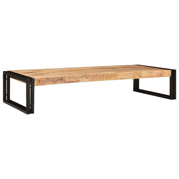 vidaXL Bathroom Shelf Brown 120 x 50 x 23 cm Soild Rough Mango Wood