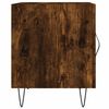 vidaXL Bedside Cabinet Smoked Oak 40x40x50 cm Engineered Wood