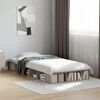 vidaXL Bed Frame without Mattress Grey Sonoma 100x200 cm