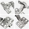 vidaXL Hinge 2 pcs Nickel 26 mm Iron