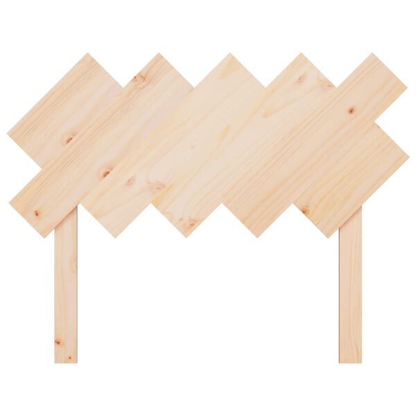 vidaXL Bed Headboard 104x3x80.5 cm Solid Wood Pine