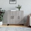 vidaXL Sideboard Grey Sonoma 90x34x80 cm Engineered Wood