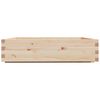 vidaXL Garden Planter 100x100x26.5 cm Solid Wood Pine