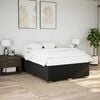 vidaXL Bed Frame without Mattress Black&nbsp;Double Fabric