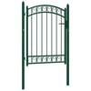 vidaXL Fence gates EMMEN 104 x 98.5 cm Lockable Powder-coated steel