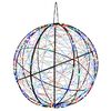vidaXL Christmas Finial Light 750 LEDs Multicolour &Oslash; 50 x 52 cm
