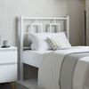 vidaXL Metal Headboard White 75 cm