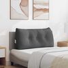 vidaXL Back Pillow Dark Grey 100 x 24 x 50 cm Fabric