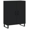 vidaXL Highboard Black 69.5x34x180 cm Engineered Wood
