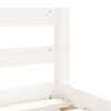 vidaXL Kids Bed Frame with Drawers White 80x160 cm Solid Wood Pine