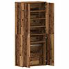 vidaXL Shoe Cabinet Old Wood 80 x 39 x 178 cm Engineered Wood