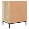 vidaXL Bedside Cabinet Sonoma oak 49 x 36 x 61 cm Engineered wood