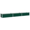vidaXL Raised Garden Bed Green 240 x 40 x 24 cm cold-rolled steeel