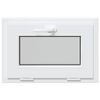 vidaXL Basement Window RISOR 60x40 cm Tilt 3 Glazing White