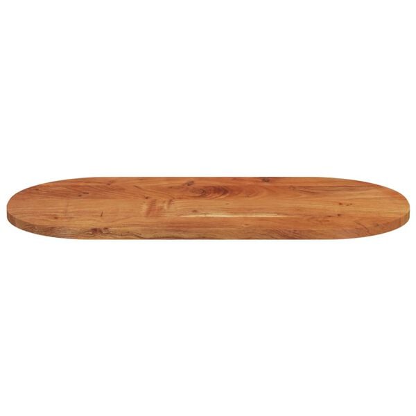 vidaXL Table Top 80x40x2.5 cm Oval Solid Wood Acacia
