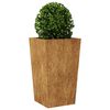 vidaXL Garden Planters 2 pcs 45x45x75 cm Weathering Steel